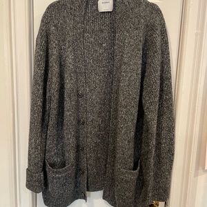 Oversized Old Navy Grey Button Cardigan L
